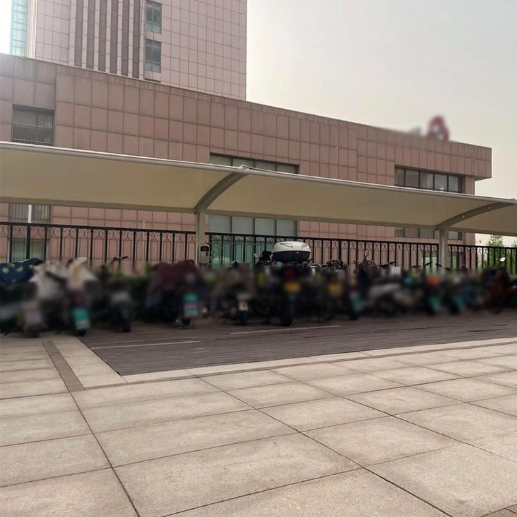 锡林郭勒盟膜结构电动车棚