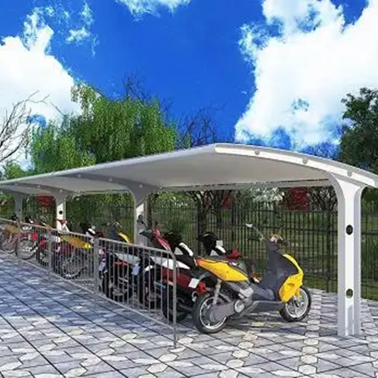 锡林郭勒盟膜结构电动车棚